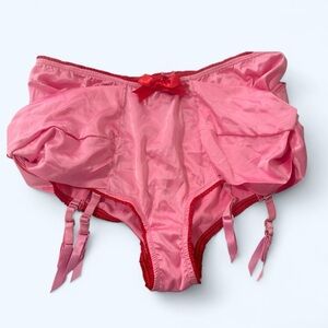 Victoria Secret Sexy Little Things Satin Garter Panties